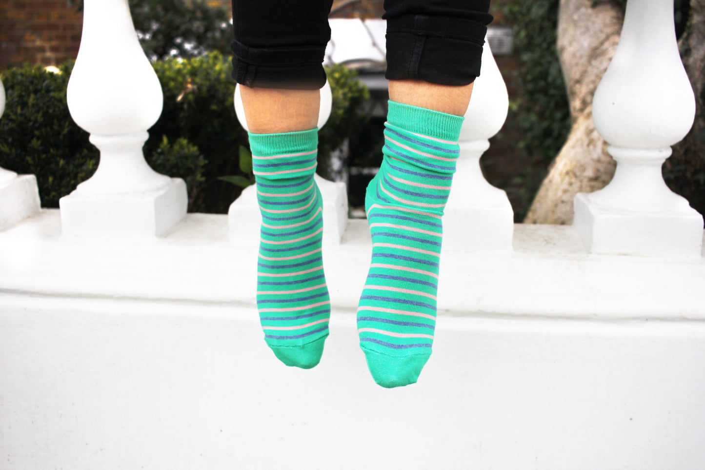 green women's socks