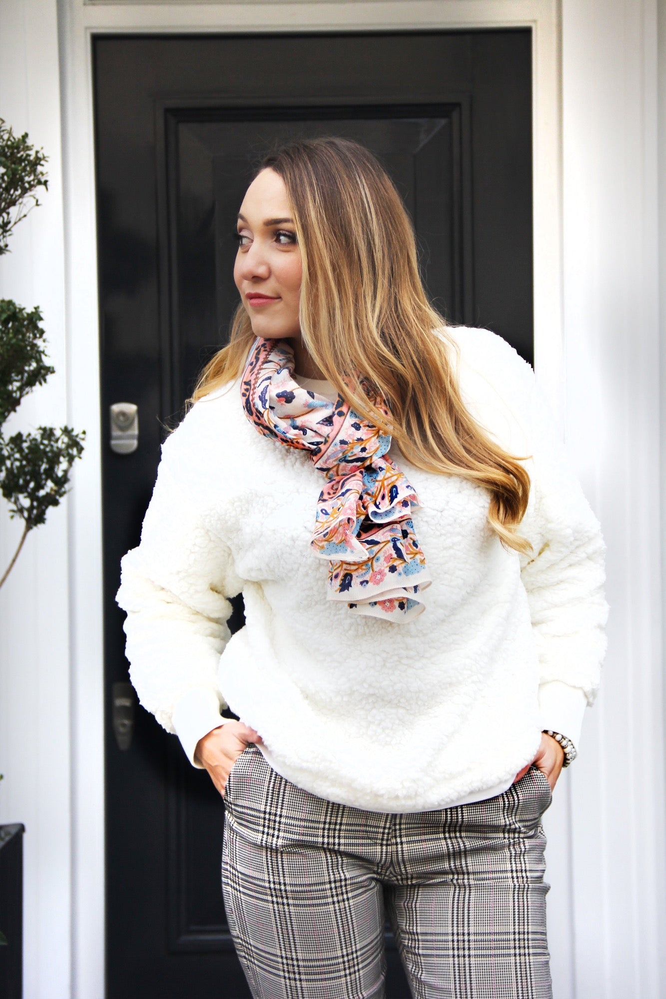cotton printed scarf