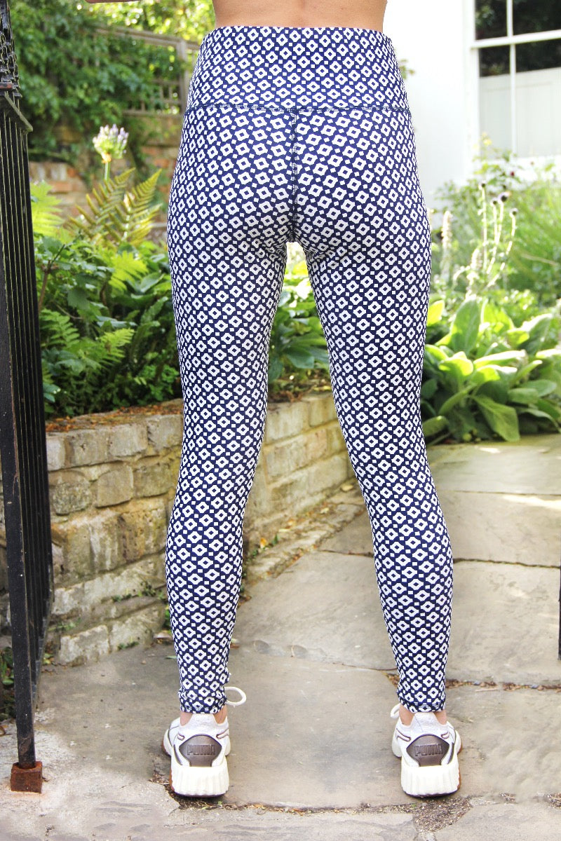 Alice Geometric Print - Yoga Leggings