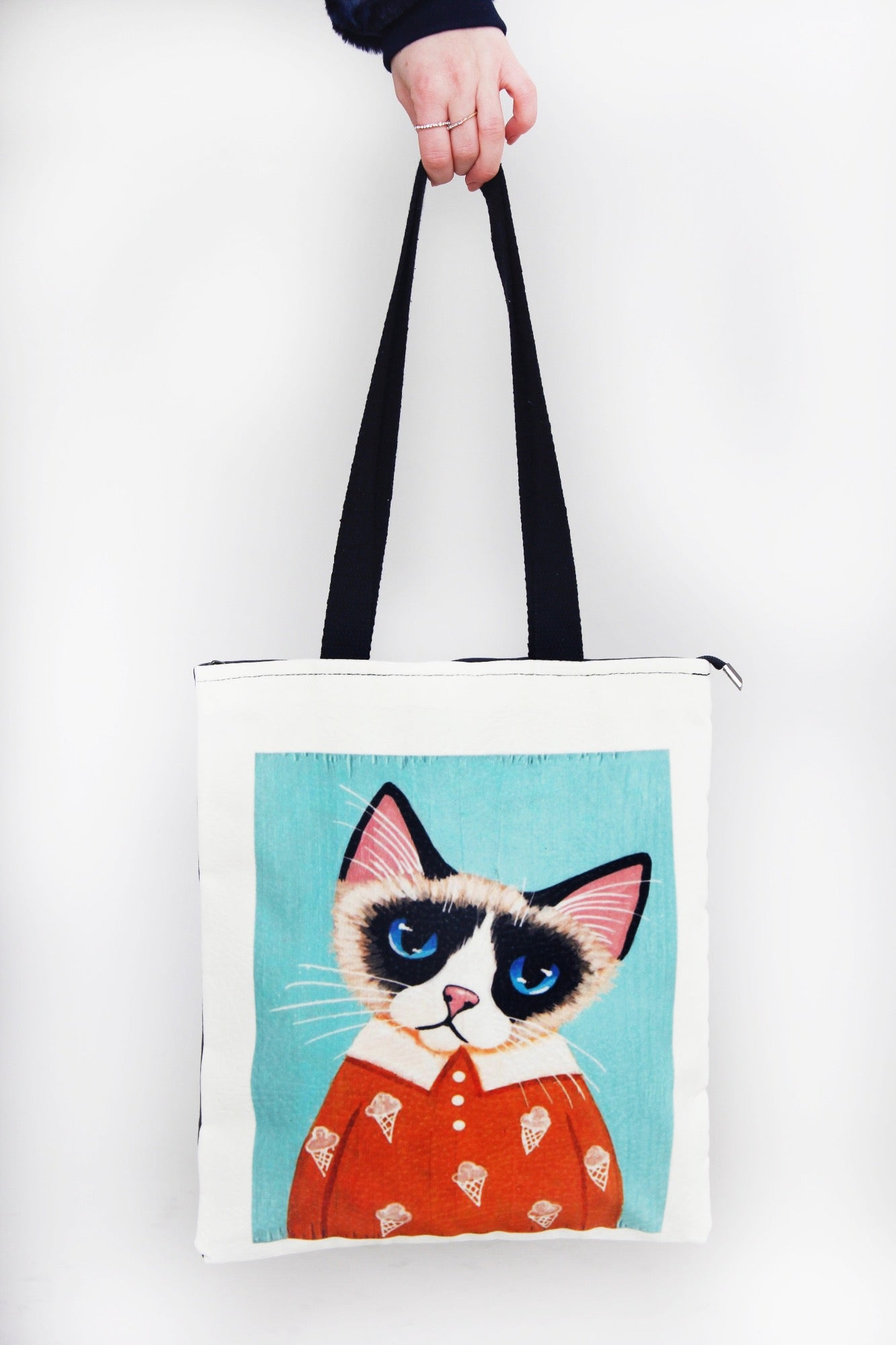 Cat in Pygama - Tote Bag
