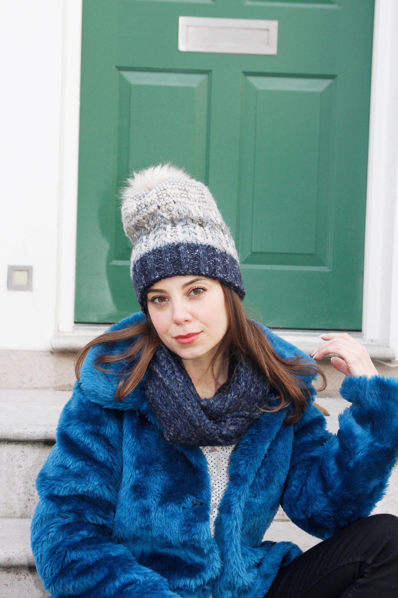 knitted neck warmer snood