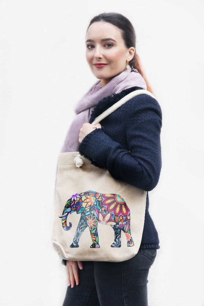 elephant print bag