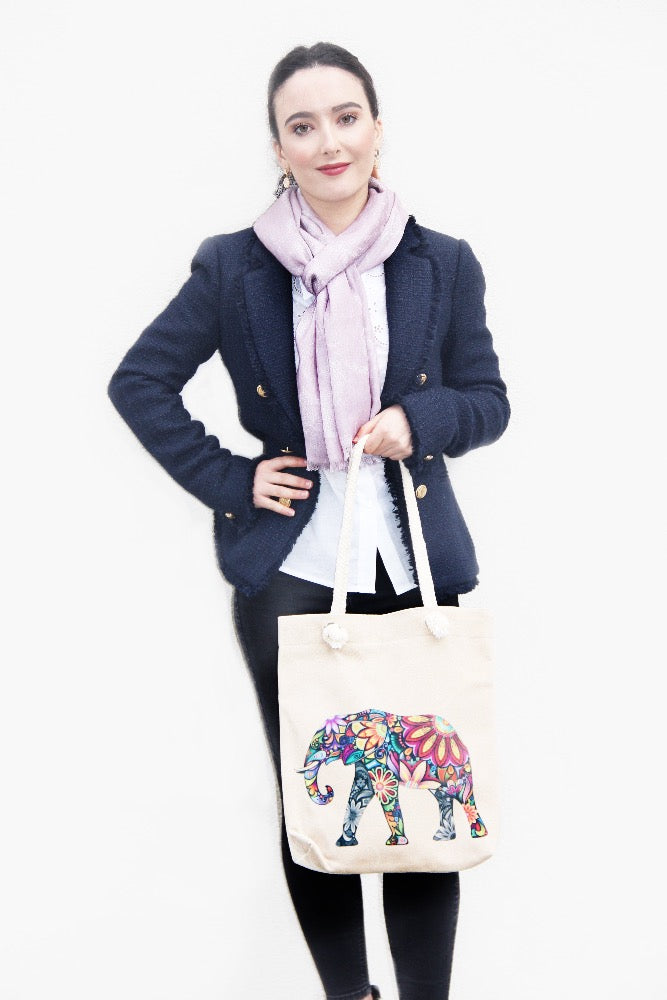 elephant print bag