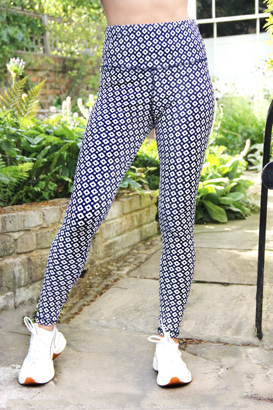 print stretch yoga pants