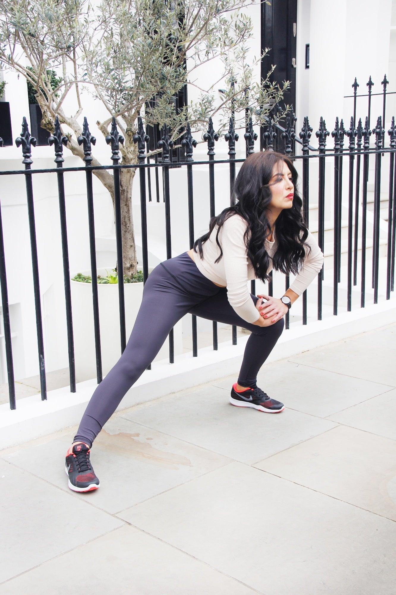 Mila Yoga Leggings - Charcoal Grey
